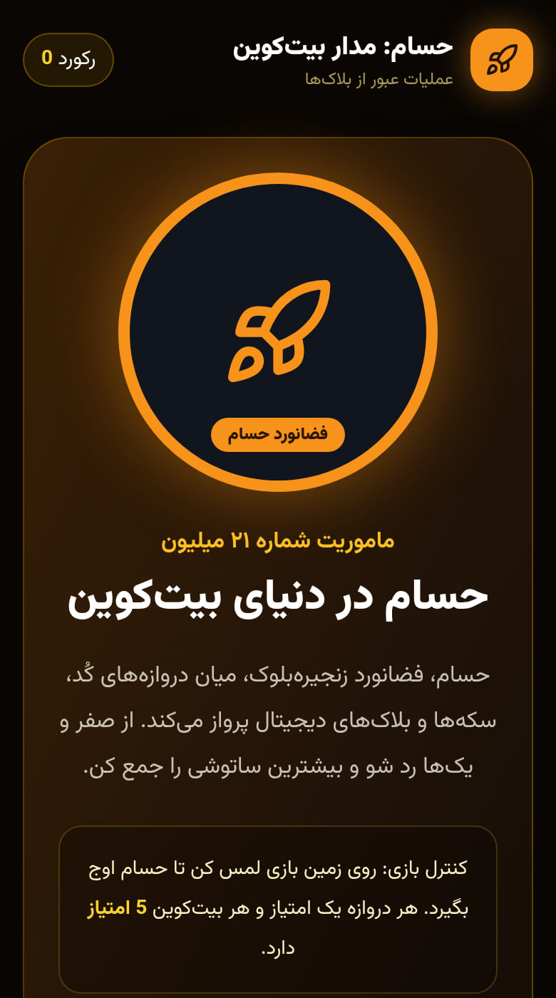 ماجراجویی حسام بیتکوینی